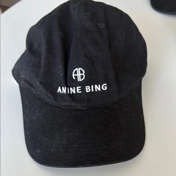 Anine Bing Classic Black Cap - Picture 2 of 5